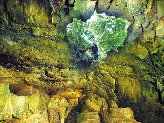 Krong No volcanic caves seek recognition as global geological park