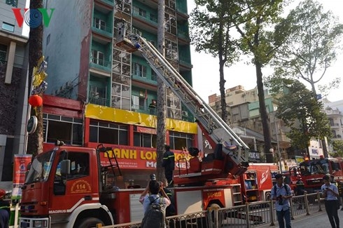 19 people rescued from hotel fire in HCM City