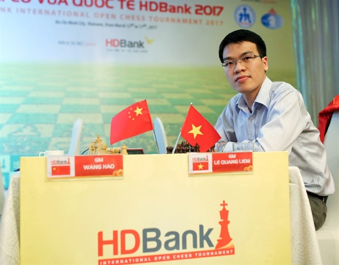 GM Liem tops HDBank tournament after five rounds