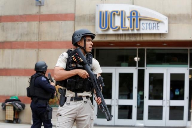 Murder-suicide kills two at UCLA, shuts down campus