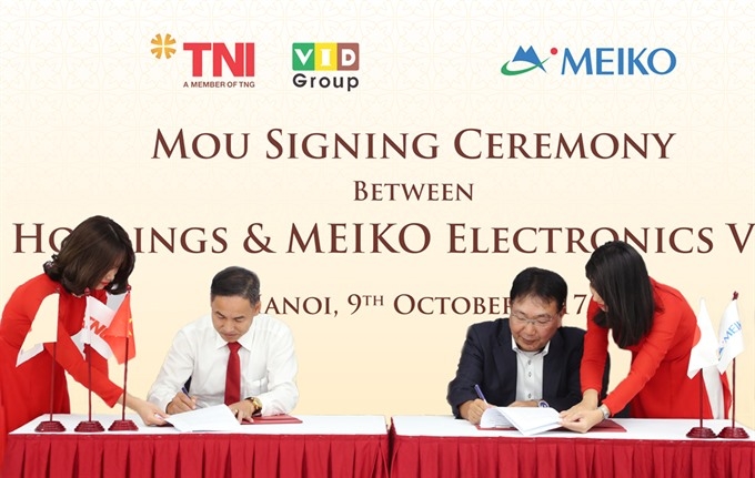 Japanese Meiko Electronics Group signs for third plant in Vietnam