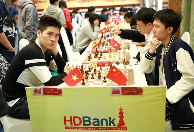 Minh in top three at HDBank chess tournament