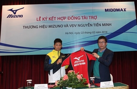 Minh becomes Mizuno brand ambassador