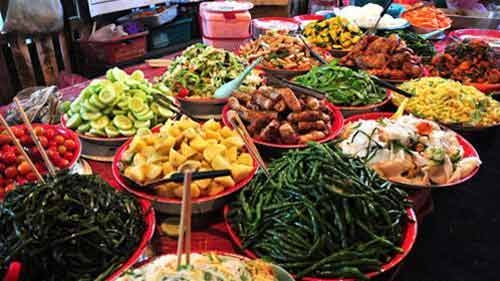 Large vegetarian buffet set for Mar 25 in HCM City