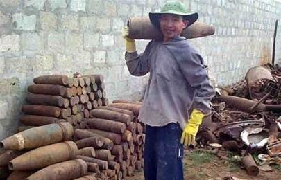 In north-central Vietnamese province, 50% of wartime bombs cleared