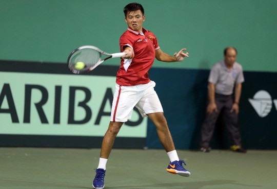 Nam wins first tennis match in China