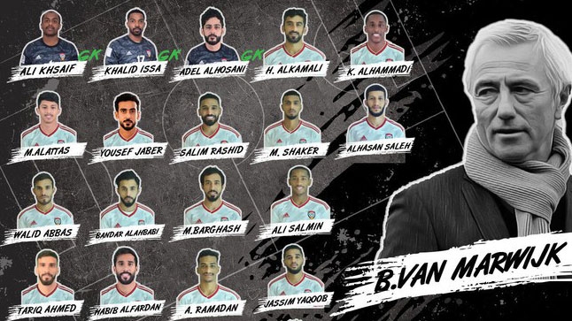 UAE coach names 24-man squad ahead of Vietnam clash