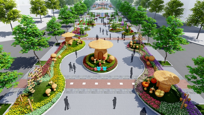 Nguyen Hue flower street to open to public from Jan. 22