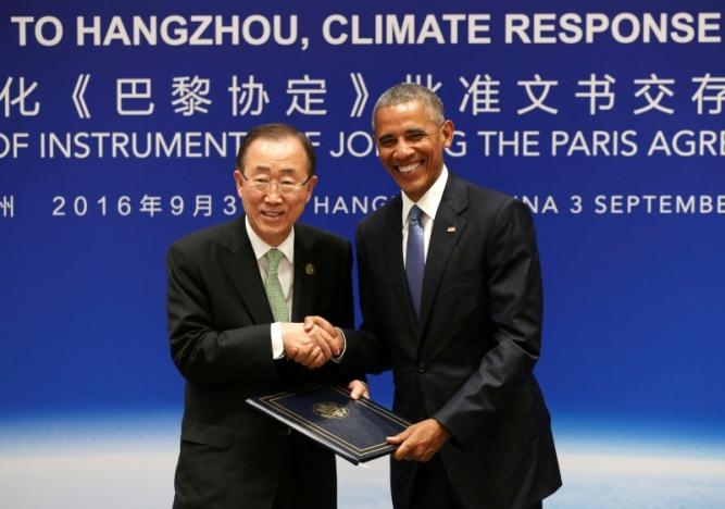 US, China ratify Paris climate deal, setting stage for G20