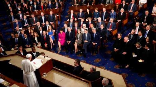 Addressing Congress, pope urges US to end hostility toward immigrants