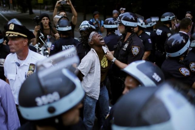 Protesters mass after another police shooting of black man in US