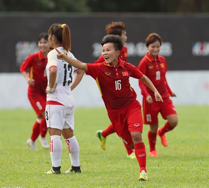 Vietnam beat Myanmar in women’s football