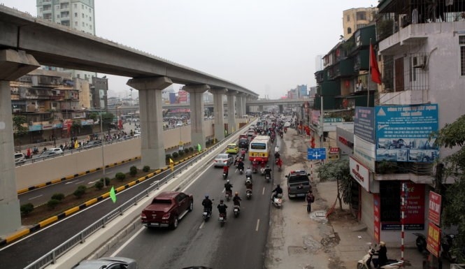 Hanoi’s first elevated rail line to start service in December