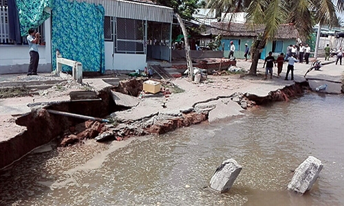 Erosion attacks yet another part of Vietnam’s Mekong delta