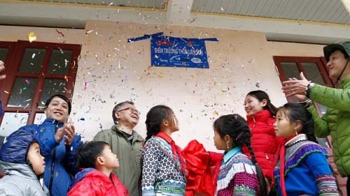 Vietnamese society in Germany builds classrooms in northern Vietnam