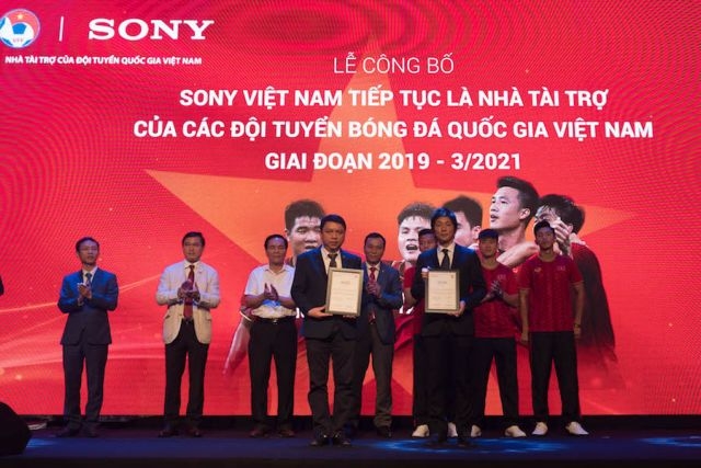 Sony to continue sponsorship of national football teams