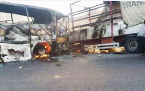 Fuel tanker, bus collision in Afghanistan kills 38, injures 28