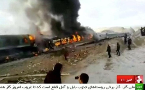 Passenger trains collide in Iran, 44 killed: official