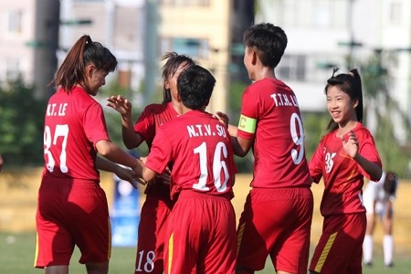 Vietnam crush Lebanon 7-0 at AFC women’s champs