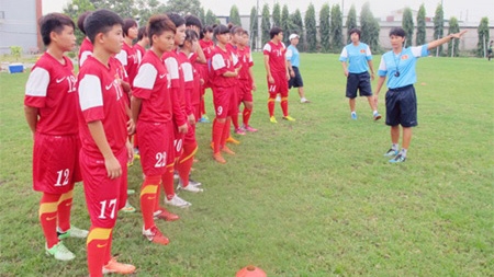 U16 team train for Asian event