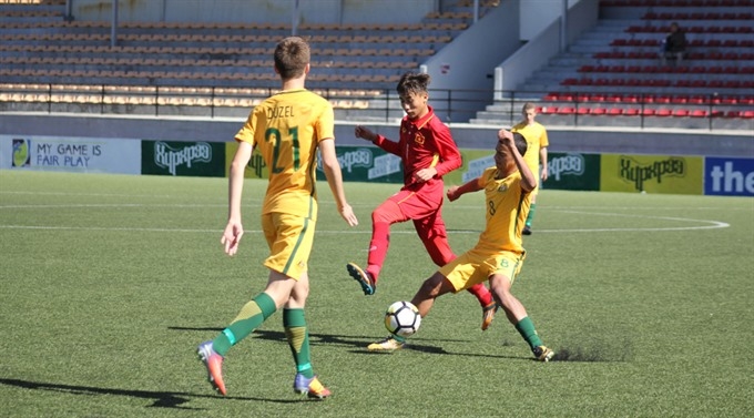 Vietnam lose 1-3 to Australia in U16 qualifier