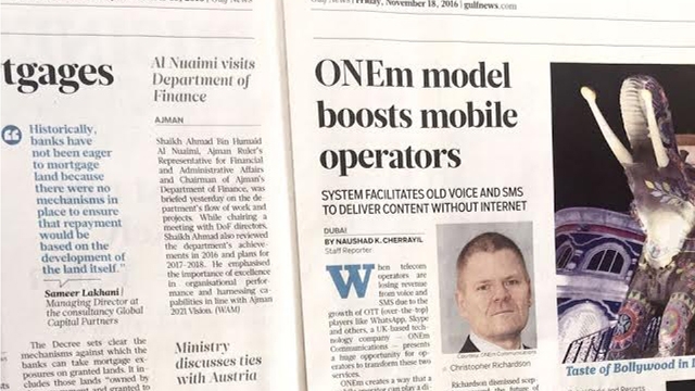 ONEm offers new business model for mobile operators