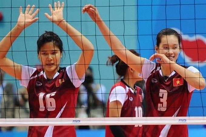 Vietnam volleyball team gear up for SEA Games