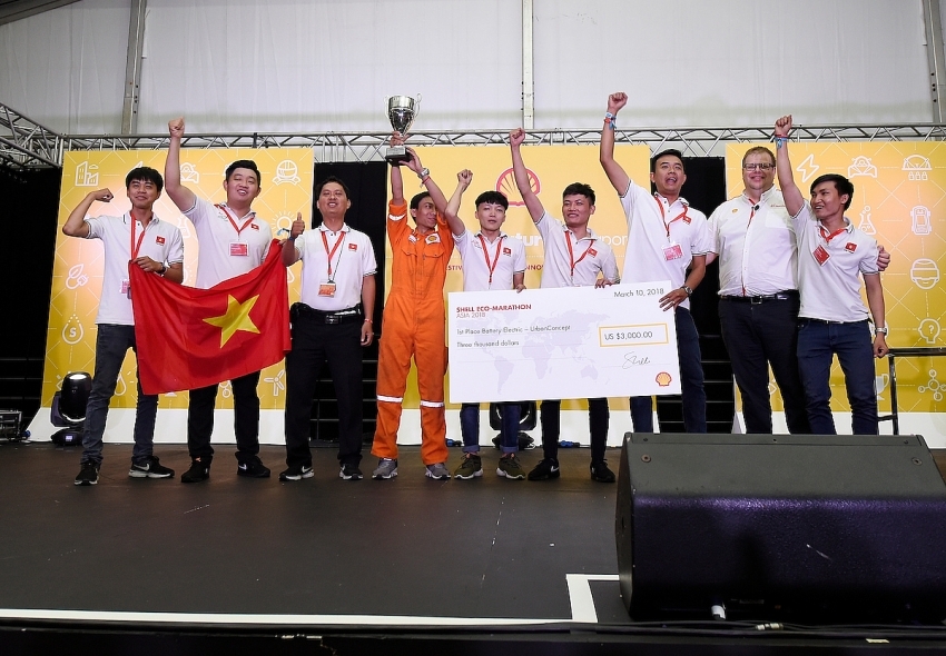 Vietnamese student's talent flourish at Shell-Eco Marathon Asia 2018