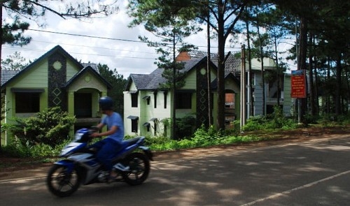 Abandoned villas of failed tourist venture in central Vietnam