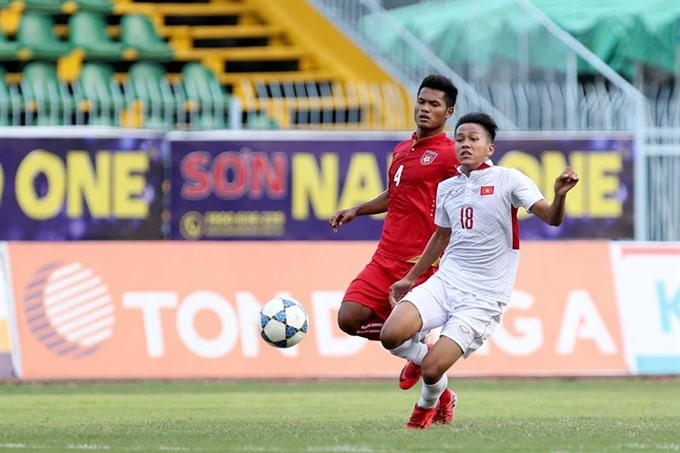 Vietnam draw with Myanmar in U21 International event