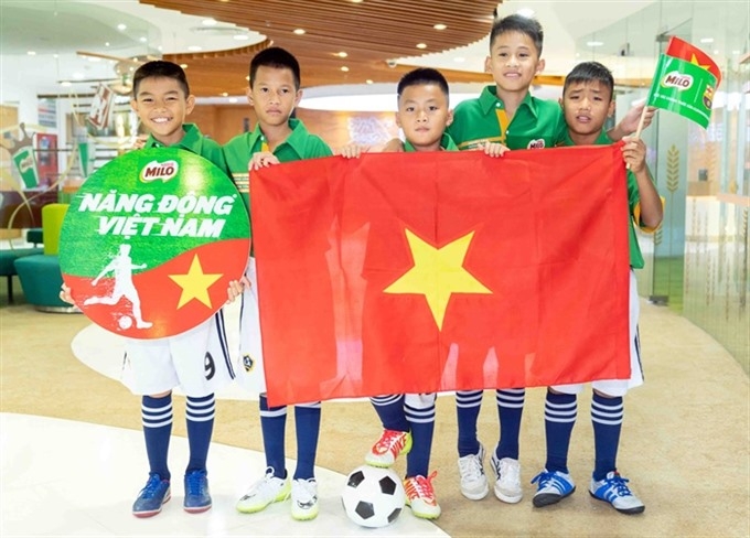 Vietnamese junior footballers train in Barcelona