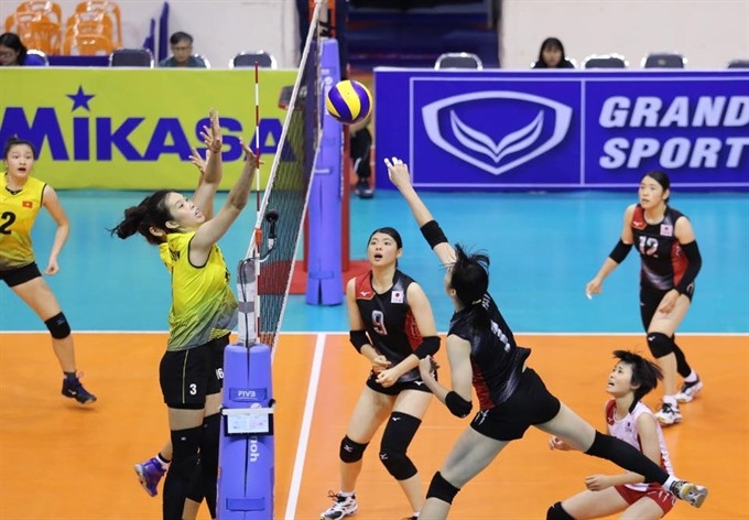 Vietnam lose to Japan in quarter-finals of AVC Cup