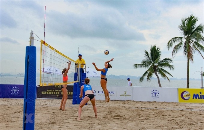 World women’s beach volleyball event starts