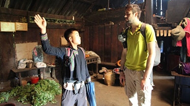 Young tourists explore Sapa