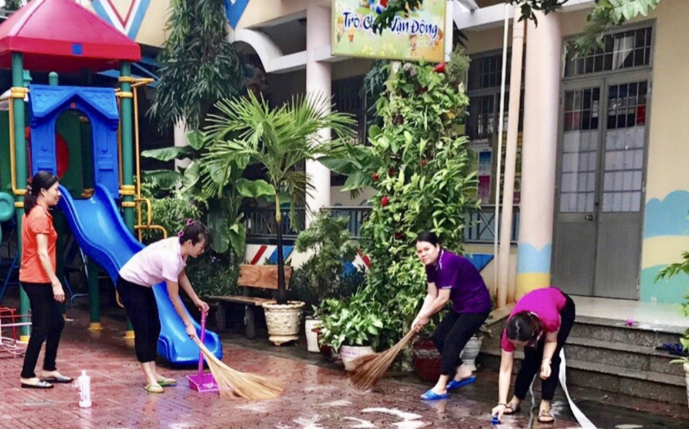 Các trường mầm non sẵn sàng đón trẻ đi học trở lại từ ngày 11/5