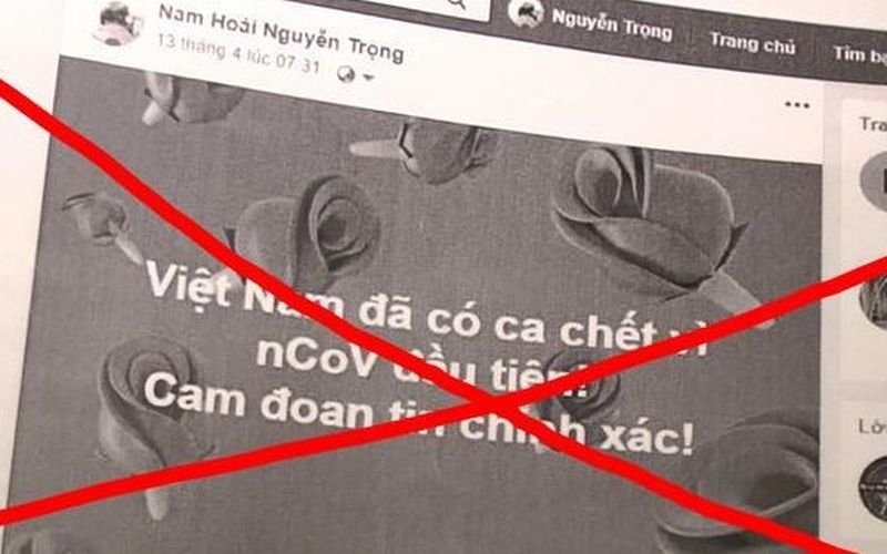 Tạm giữ hình sự đối tượng loan tin Việt Nam có người chết vì Covid-19
