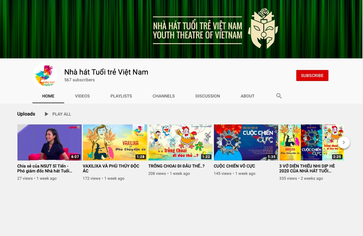 Nhà hát online: Lối đi mới hay giải pháp tạm thời?