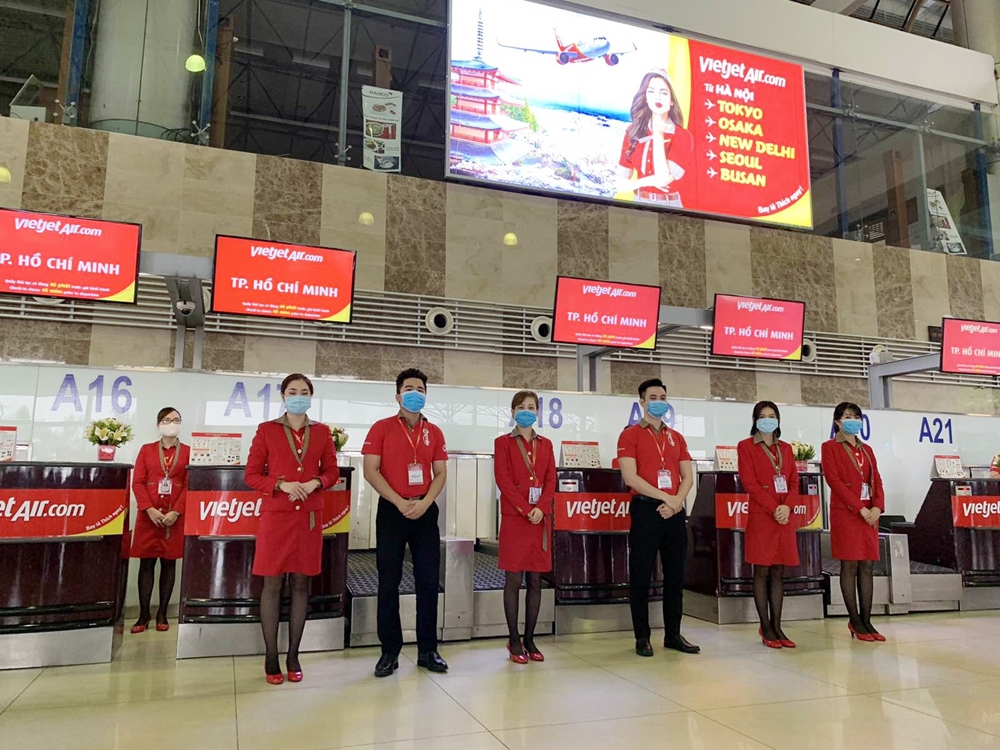 Từ ngày 16/4, Vietjet khai thác các chuyến bay như thường lệ