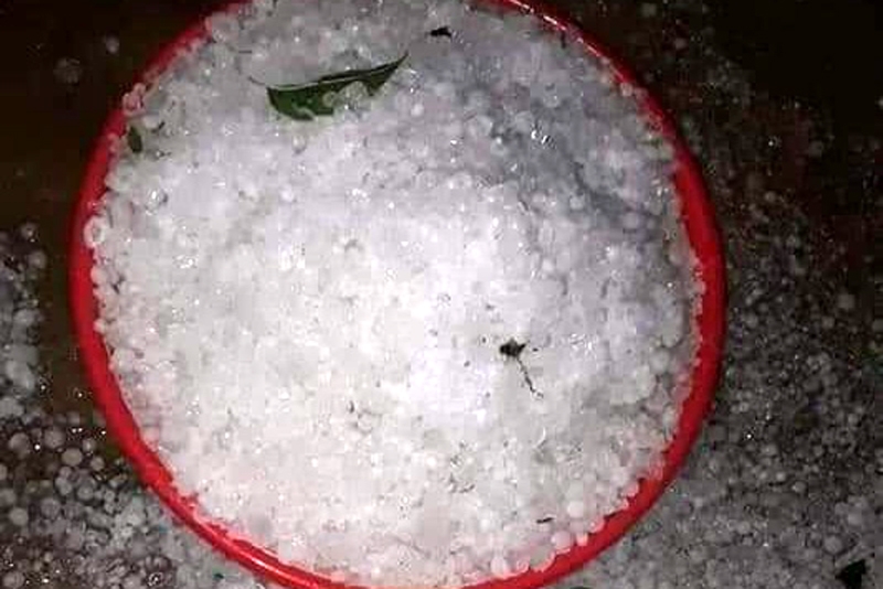 Mưa đá, gió lốc gây thiệt hại về tài sản và hoa màu ở Lai Châu