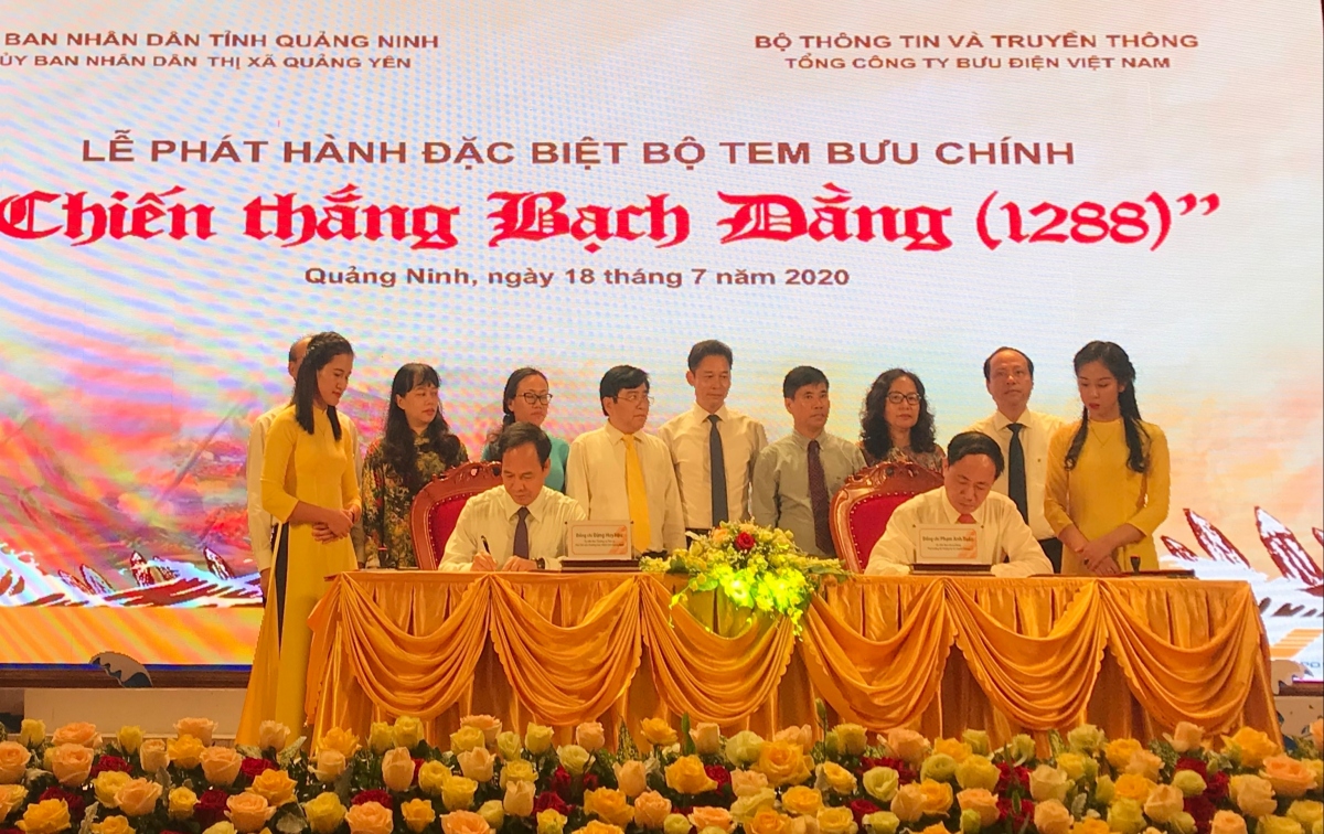 Quảng Ninh phát hành bộ tem bưu chính “Chiến thắng Bạch Đằng (1288)”