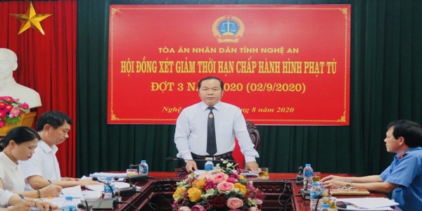 Hơn 1.000 phạm nhân tại Nghệ An được giảm án dịp Quốc khánh
