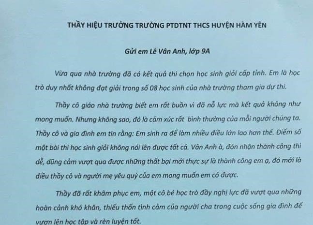 Lời thầy Hiệu trưởng: Điểm số bài thi học sinh giỏi không nói lên tất cả