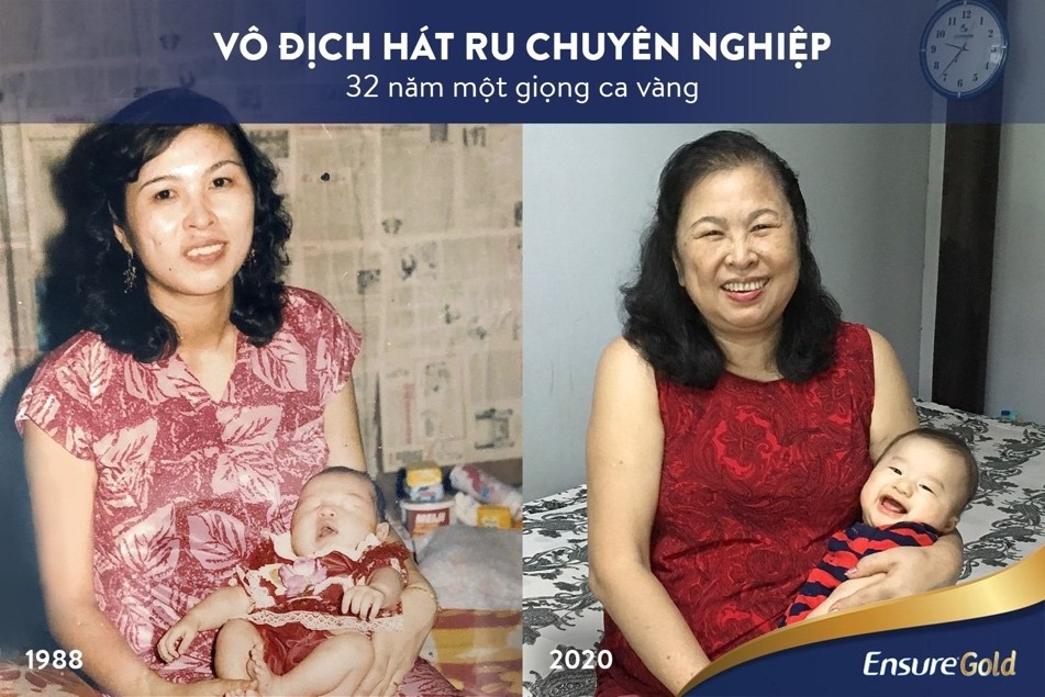 Trào lưu ảnh xưa và nay: Cảm ơn mẹ vì dành cả thanh xuân cho gia đình