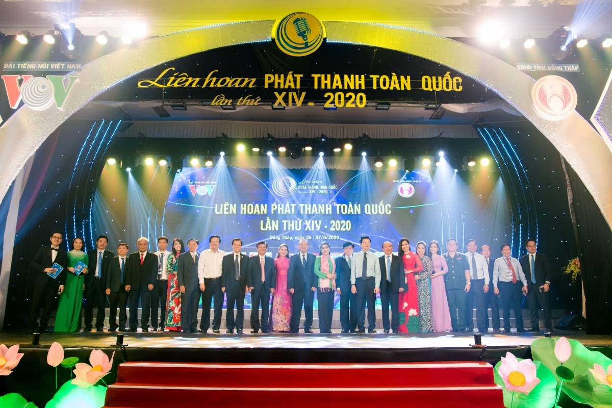 Toàn cảnh lễ khai mạc Liên hoan Phát thanh toàn quốc lần thứ XIV