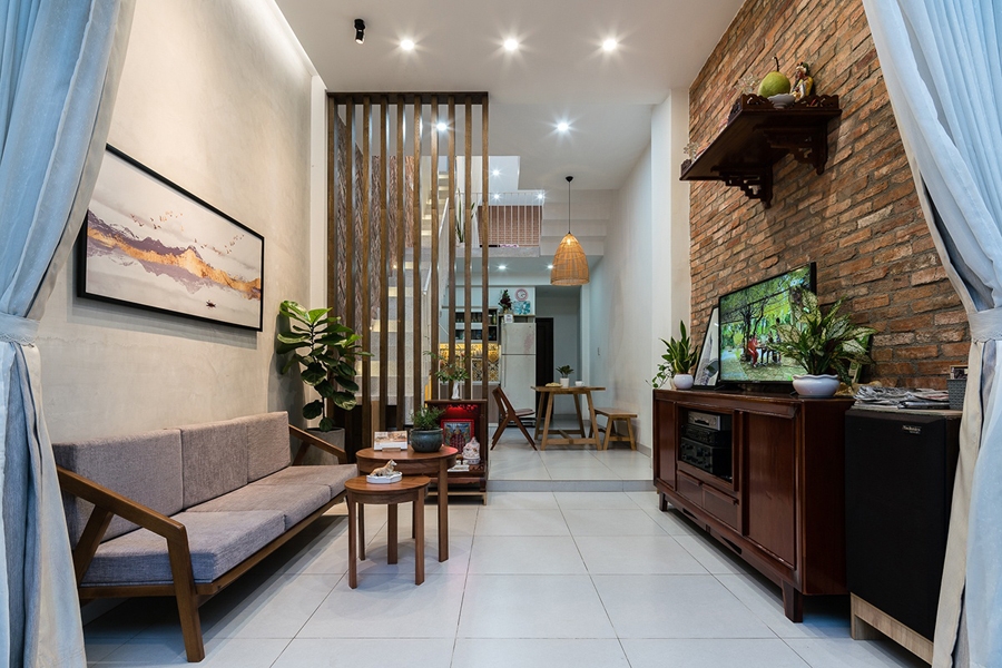 Nhà nhỏ đẹp mộc mạc trong hẻm