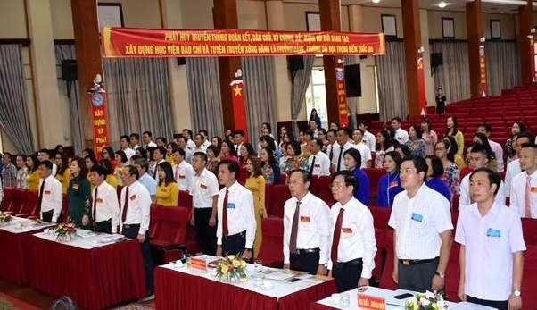 Ông Nguyễn Xuân Thắng dự Đại hội Đảng bộ Học viện Báo chí và Tuyên truyền