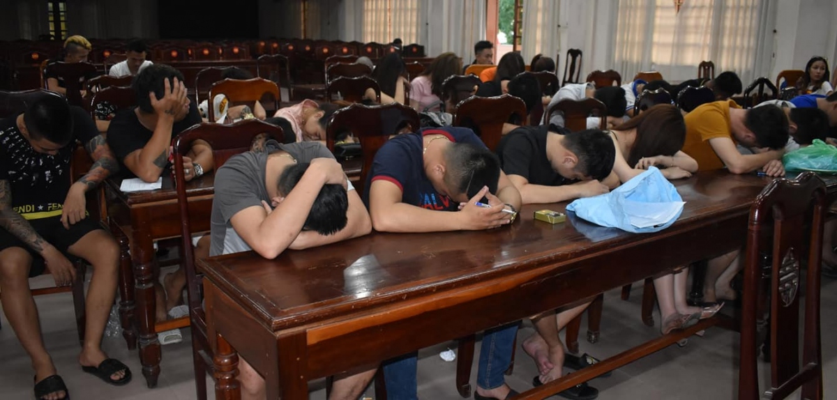 Phát hiện hàng chục đối tượng sử dụng ma túy trong quán karaoke