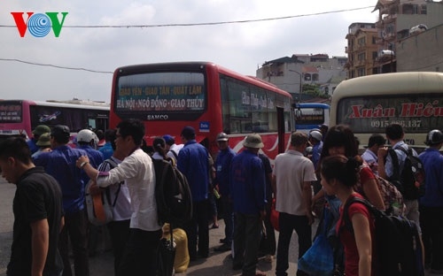 Bến xe tăng chuyến, chạy thêm tàu đi Vinh, Nha Trang dịp Quốc khánh 2/9