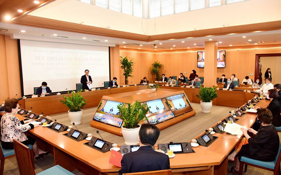 Doanh nghiệp đề xuất tháo gỡ khó khăn, đồng hành cùng Hà Nội chống dịch Covid-19