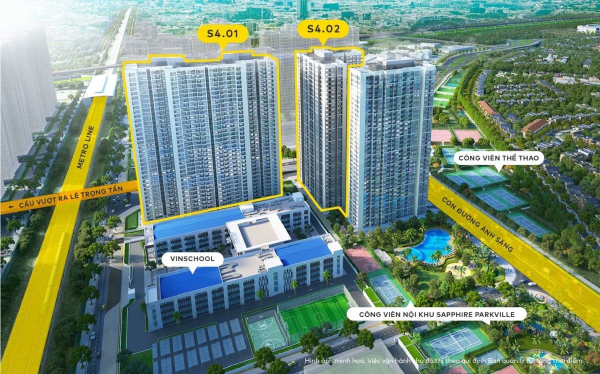 Ra mắt tòa S4.01 phân khu Sapphire Parkville của Vinhomes Smart City